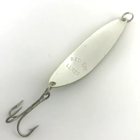 Vintage Red Eye Lures The Perfect Minnow UV, 1/2oz Green / Black / White Pearl fishing spoon #5962