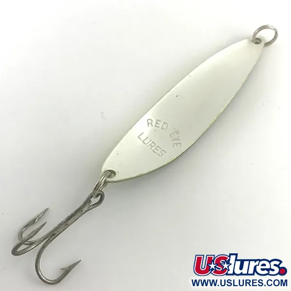 Vintage   Red Eye Lures The Perfect Minnow UV, 1/2oz Green / Black / White Pearl fishing spoon #5962