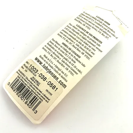 Luhr Jensen Krocodile Die #3, 1/2oz White Pearl / Hologram White Pink fishing spoon #5970