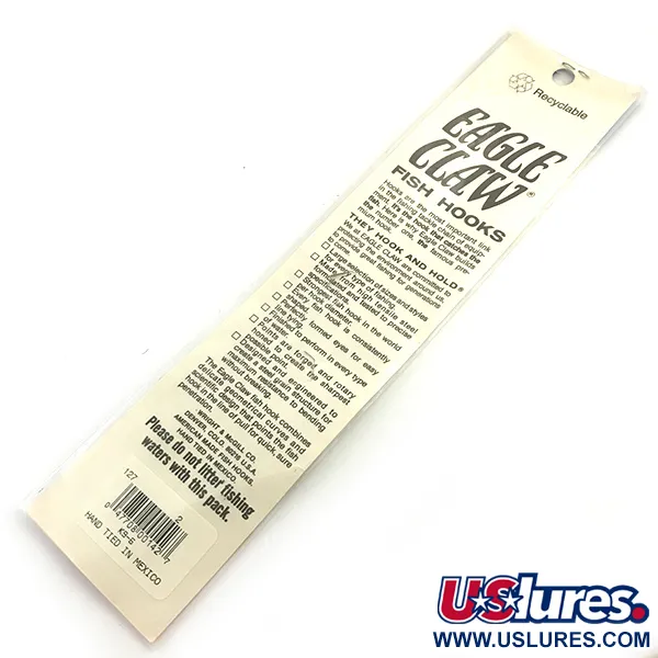  Other Eagle Claw Snelled Hooks 2 Kit 6pcs,   fishing #5973