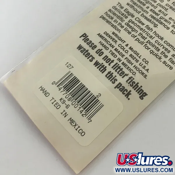  Other Eagle Claw Snelled Hooks 2 Kit 6pcs,   fishing #5973