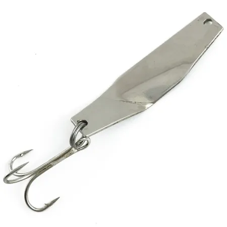 Vintage Z-RAY Lures Z-Ray, 1/4oz Nickel / Red fishing spoon #5976