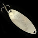 Vintage  Seneca Little Cleo (Hula Girl) Glow, 1/2oz White / Green / Nickel fishing spoon #5981
