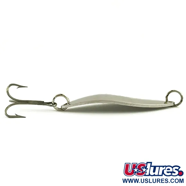 Vintage   Red Eye Lures The Perfect Minnow, 1/3oz Nickel fishing spoon #6006