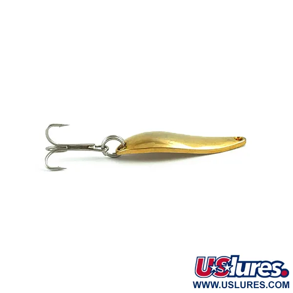 Vintage  Acme Fiord Spoon Jr, 1/8oz Gold fishing spoon #6011