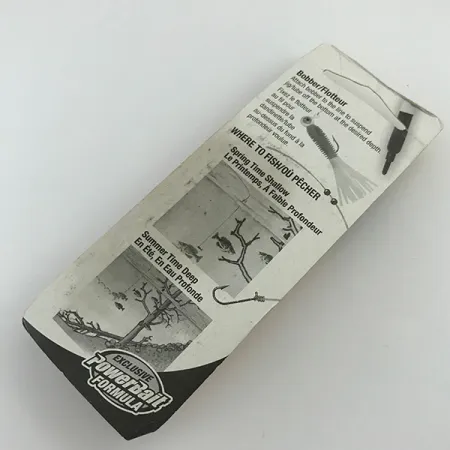 Berkley Atomic Pulse Tube soft bait, White Pearl with Purple Tint fishing #6023