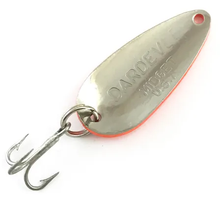 Eppinger Dardevle Midget, 3/16oz Red / Black / Nickel fishing spoon #6027