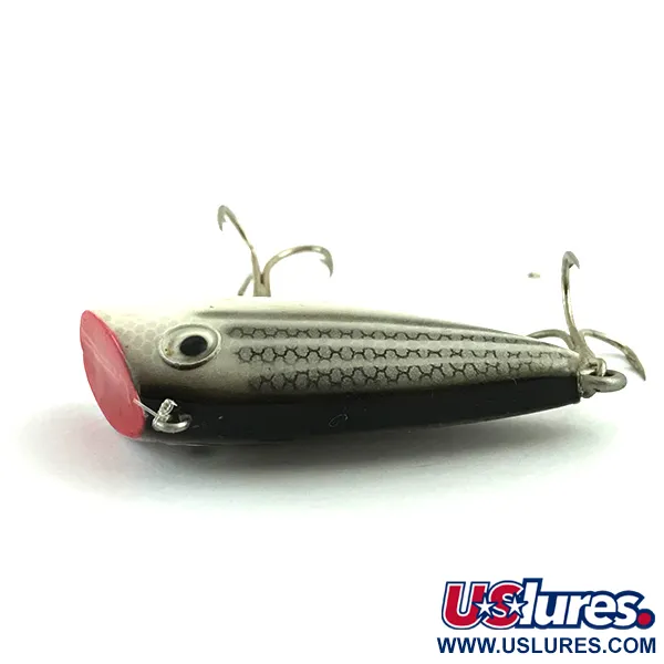 Vintage   Heddon Bayou Boogie, 1/3oz Gray / Red fishing lure #6032