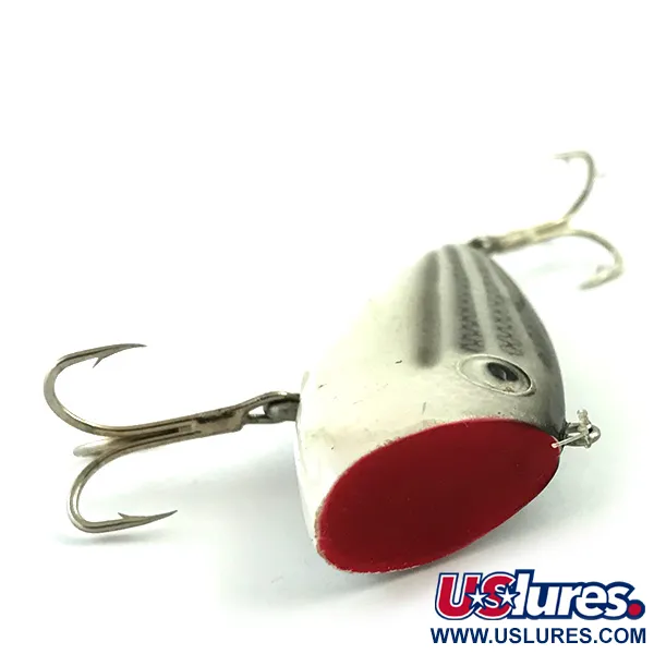 Vintage   Heddon Bayou Boogie, 1/3oz Gray / Red fishing lure #6032