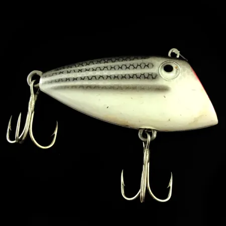 Vintage Heddon Bayou Boogie, 1/3oz Gray / Red fishing lure #6032