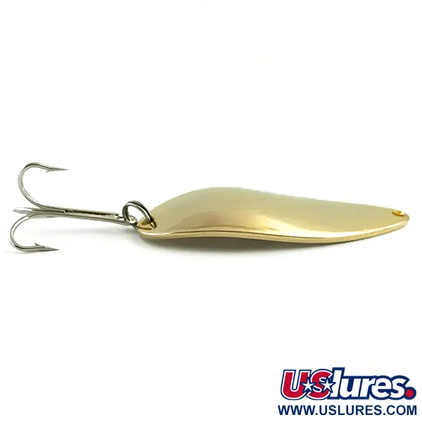 Vintage   Acme Little Cleo, 3/4oz Gold fishing spoon #6035