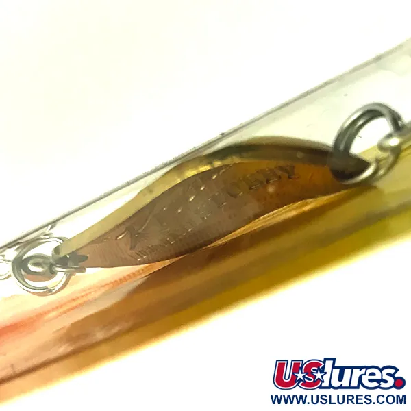  Luhr Jensen Lil' Kroc (Krocodile Stubby), 3/16oz Gold fishing spoon #9776