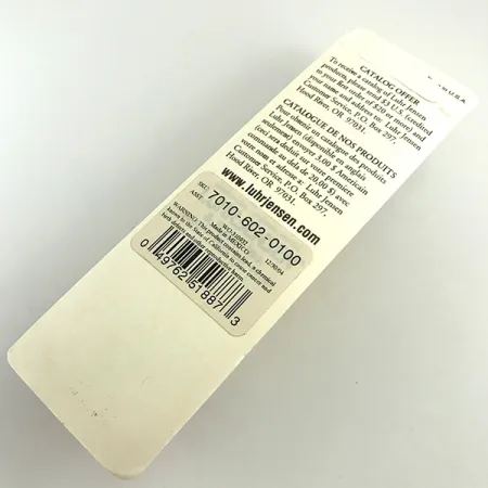 Luhr Jensen P.J.POP Wooden Hand-made lure, 3/5oz Pearl / Red fishing lure #7158