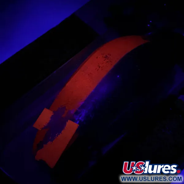 Krocodile Stubby Luhr Jensen, 2/3oz Red / Nickel fishing spoon #6053