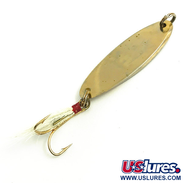 Vintage  Weber MrChamp, 1/2oz Gold fishing spoon #6068