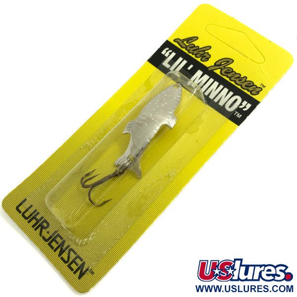   Luhr Jensen Lil Minno, 1/8oz Nickel fishing spoon #6070