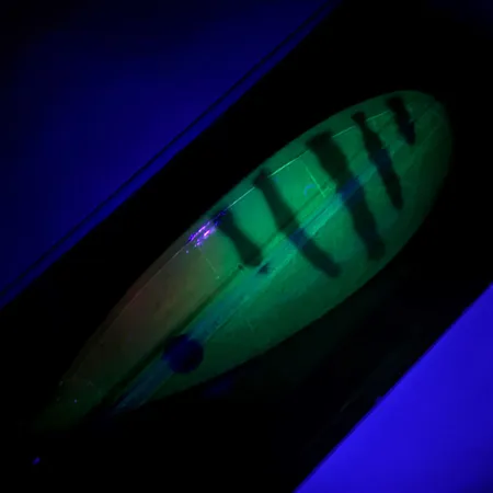 Weedless Johnson Silver Minnow UV, 1/2oz Fire Tiger / Nickel fishing spoon #6308