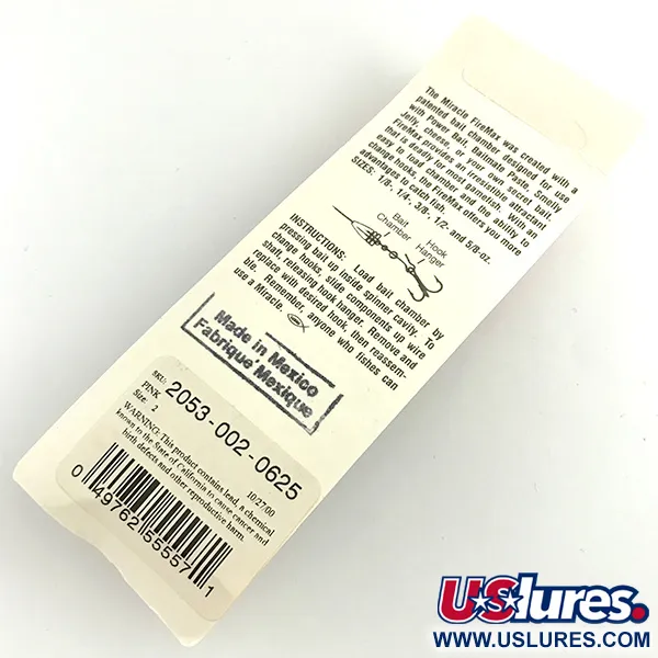   Luhr Jensen Fire Max Miracle 2, 1/4oz Nickel / Pink spinning lure #6253