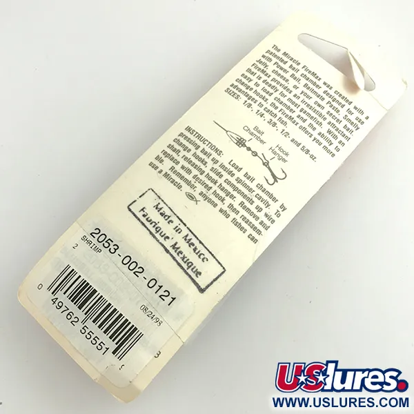   Luhr Jensen Fire Max Miracle 2 - replaceable hook, 1/4oz Dark Red / White Pearl spinning lure #6080