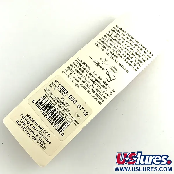   Luhr Jensen Fire Max Miracle 3, 2/5oz Golden Perch spinning lure #6224