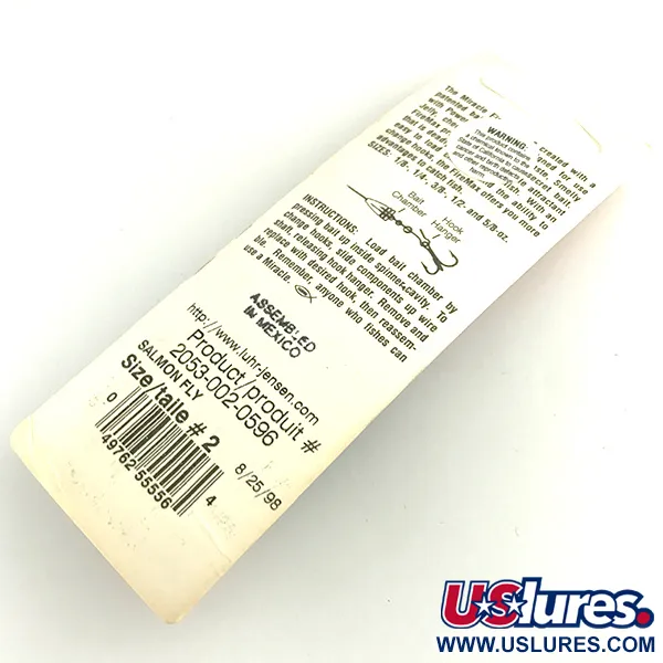   Luhr Jensen Fire Max Miracle 2 - replaceable hook, 1/4oz Gold spinning lure #6121