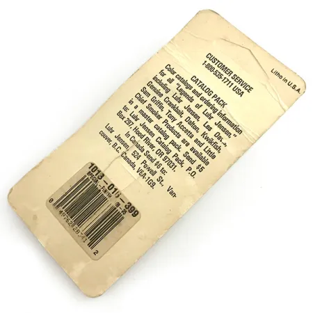 Luhr Jensen Krocodile Stubby UV, 3/16oz Nickel / Orange / UV Glow in UV light, Fluorescent fishing spoon #6085