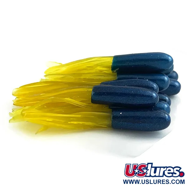 Creme Mini Tail UV, 3/16oz Yellow / blue UV glows fishing #17792