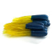  Creme Lure Co Creme Mini Tail soft bait UV 12pcs,  Blue / Yellow / UV Glow in UV light, Fluorescent fishing #14565