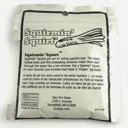 Bass Pro Shops soft bait Glow , White Glow in Dark fishing #6094