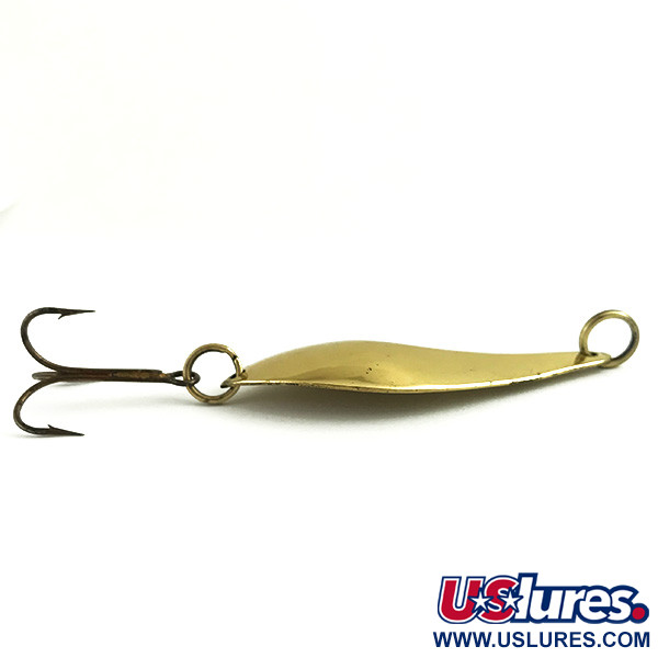 Vintage  Lanes Tackle & Bait Lane's Flasher, 1/2oz Brass fishing spoon #6096