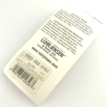 Luhr Jensen Loco 2, 1/4oz Gold fishing spoon #6100