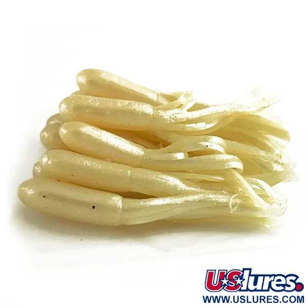 Creme Mini Tail, White Pearl fishing #6113