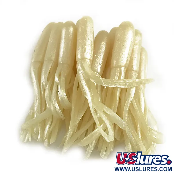 Creme Mini Tail, White Pearl fishing #6113