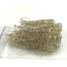  Creme Lure Co Creme Mini Tail soft bait 10pcs,  Transparent / Red and Blue Glitter fishing #14568