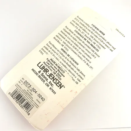 Luhr Jensen TEE Spoon UV, 1/2oz Green / Fluorescent Yellow Glow in UV light, Fluorescent spinning lure #6128