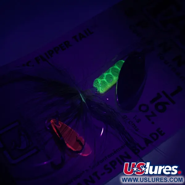   Luhr Jensen Hot Tail, 1/16oz Nickel / Fire Tiger spinning lure #6129