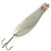 Vintage   Herter's GLH Canadian Spoon , 1oz Nickel / Red Eyes fishing spoon #6144
