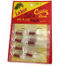   Crappie Jigs , 1/32oz Red / White fishing #6148