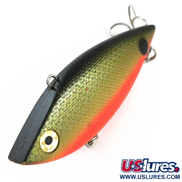 Vintage   Lipless Cotton Cordell TH, 1/2oz Green / Orange fishing lure #6150