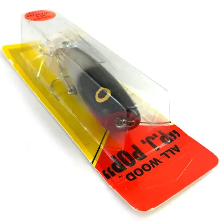 Luhr Jensen P.J.POP Wooden Hand-made lure, 3/5oz Silver / Black fishing lure #6151