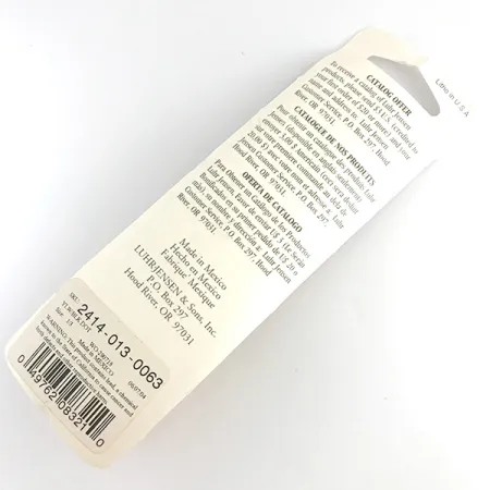 Luhr Jensen Shyster, 1/3oz Yellow / Gold / Hologram spinning lure #6152