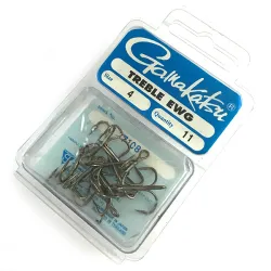 Gamakatsu Treble Hooks #4 12pcs