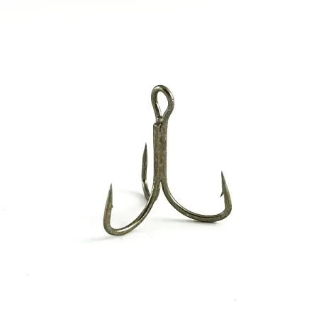 Gamakatsu Treble Hooks #6 12pcs, Bronze (Brass) fishing #6162
