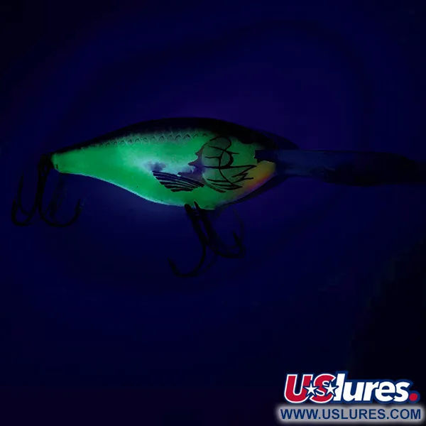 Vintage Rapala RAPALA RISTO RAP, 3/5oz Yellow / Brown fishing lure #6163