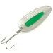 Vintage   Blue Fox Pixee UV, 3/4oz Hammered Nickel / Green fishing spoon #6171