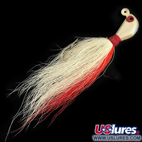 Vintage  Northland tackle Northland Sting'r Bucktail Jig , 1/2oz Red / White fishing #6176