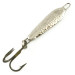 Vintage  Unknown Jig Lure, 3/16oz Hammered Nickel fishing spoon #6183