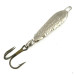 Vintage  Unknown Jig Lure, 3/16oz Hammered Nickel fishing spoon #6183