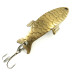 Vintage  Al's gold fish Pee Bee, 1/4oz Brass fishing spoon #6185