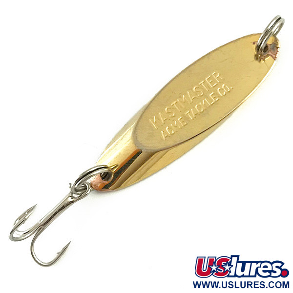 Vintage  Acme Kastmaster , 1/4oz Gold fishing spoon #6187